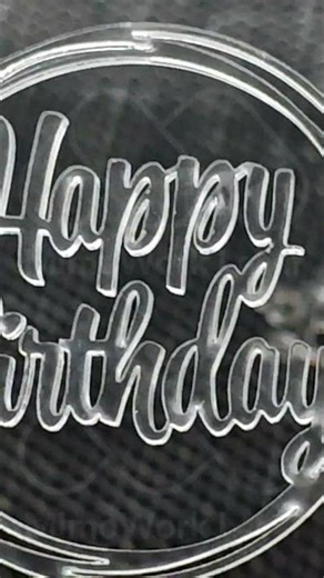 Acrylic Cake Toppers? Laser Cut. Done.