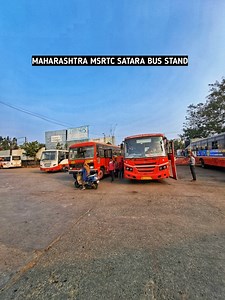 MAHARASHTRA MSRTC SATARA BUS STAND ||TATA AND ASHOK LEYLAND BUS|| | Malluraj Goudru