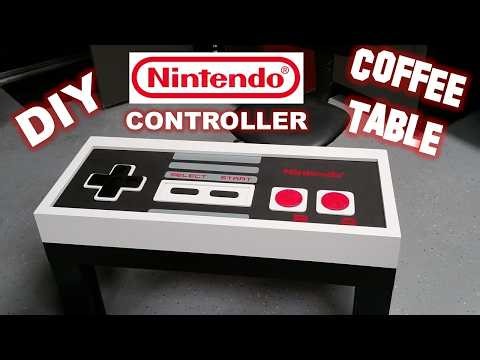 DIY Retro Gaming Furniture - NES Coffee Table