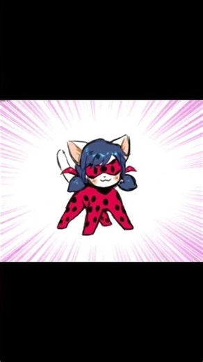 KittyBug! 😺🐞 Cute Ladybug & CatNoir Moment 💖 #Shorts #Viral #ladybug #catnoir #miraculous