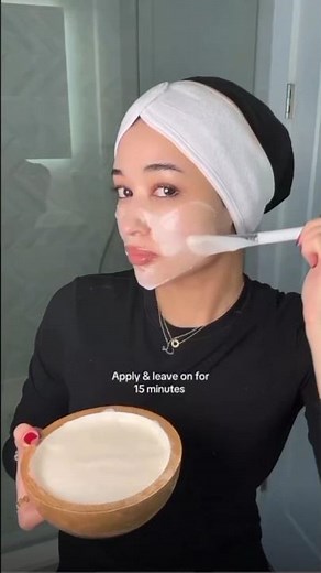 DIY Korean Rice Face Mask for Glowing Skin ✨| Remove Acne Scars Naturally #skincare #koreabeauty