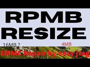 Resize RPMB in EMMC dead repair by easy jtag plus full detail step by step 100% working trick 2021