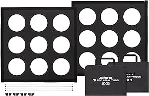Westcott Pro Light Mods (2-Pack) - Quick Softbox Attachment Simulating Stadium Lights, Stage Lighting Prop, Fashion Lighting for Westcott & 3rd Party Softboxes - 3 x 3 ft (91.4 x 91.4 cm)