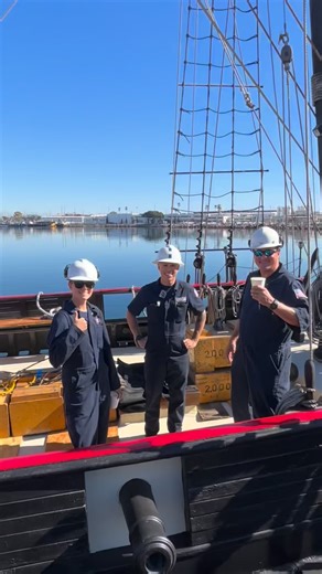 USCG doing my stability test and she passed | PirateDan Robin Blevins Catalano