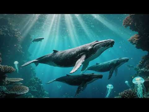 Deep ocean whale sounds | Relaxing underwater ambience for sleep, study & meditation