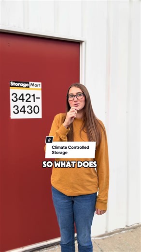 Climate controlled storage means the things you hold dear are safe with us 💛 #storagehacks #storage