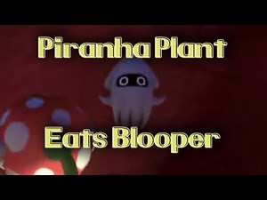 Mario Kart 8 - Piranha Plant eats Blooper