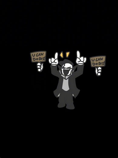 Gaster cheering on player | deltarune animation || #animation #deltarunechapter3 #deltarune