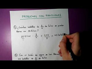 Problemas con fracciones 01