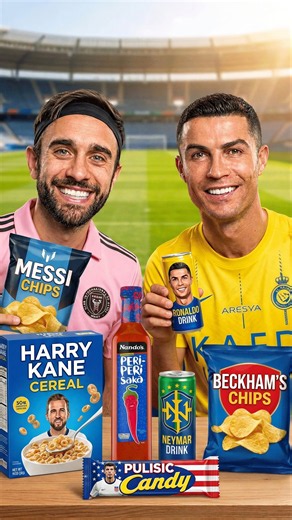 I Tried Footballers Food Products