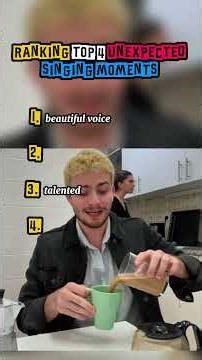 ranking top 4 unexpected singing moments #foryou #viral #voice #singing
