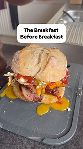Monster breakfast bap #food #breakfast | The Kearneys