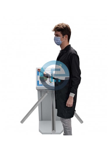 Access control tester to ESD Protected Areas - hand free RFID version