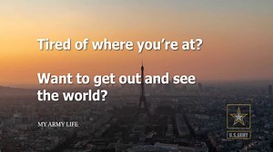 If you are a person that likes to #travel, you should give some thought to pursuing a career in the U.S. Army. We have military installations literally on every continent in the world. So, you never know until you take the first step. Text APEN to 462769 now to open up your travel opportunities. #WhyIServe | #JoinUs | Army Recruiting Indianapolis
