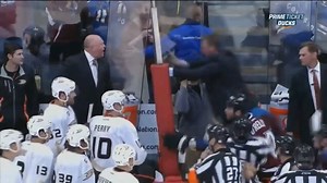 NHL players and coaches getting heated up and then melting down in a fit of rage! #HighlightReel | Instigators Hockey