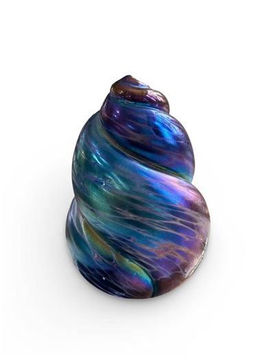 Art Glass Seashell-shaped Piece by OBG Studio (ornamental Blown Glass) - Etsy UK