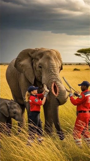 They Didn't Give Up: Human Kindness Brings Instant Animal Relief #elephant #emptyarms #hopefilm #yt