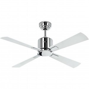 Ventilateur de plafond CasaFan ECO NEO III 103cm 948131 chrome brillant / blanc ou gris clair