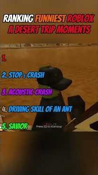 Ranking Roblox A Desert Trip Funny Moments FUNNY MEMES
