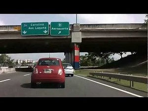 Driving in San Juan, Puerto Rico