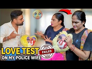 “Love Test on My Police Wife || Funny Couple Prank”