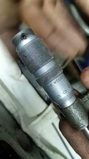 calibrando micrómetro