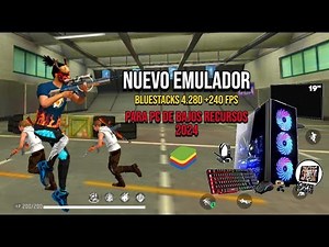 HOW TO DOWNLOAD BLUESTACKS 4.280 +240 FPS ⚙️🖥️ THE BEST VERSION WITHOUT LAG ✅ FREE FIRE ON PC 2024