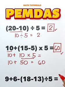 164K views · 1.6K reactions | PEMDAS for you ‼️ #Math #mathteachergon #MathematicsChallenge #mathtricks #MathTutorials #QuizTime #mathhacks #basicmath #PEMDAS | Math Tutorials | Facebook