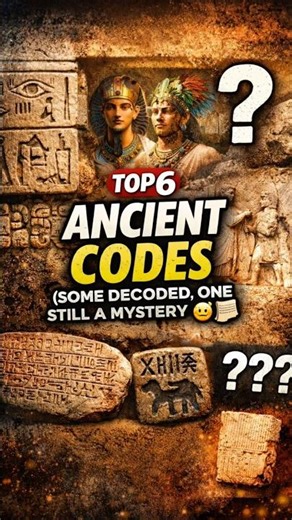 Top 6 Ancient Codes (Some Decoded, some Still a Mystery 😳📜)