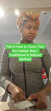 How to Clean Fish the Haitian Way | Traditional & Natural Method