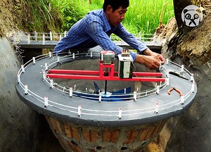 Building a hydroelectric dam with turbine system | Science, Tech and Universe