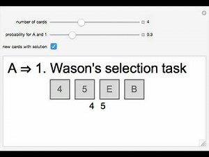 Wason's Selection Task: Test of Logical Reasoning