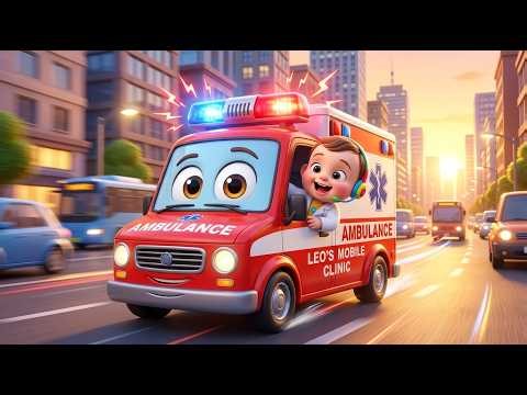 🚑🚨 Nee-Naw Rescue! The Hero Ambulance and Road Game Rhyme