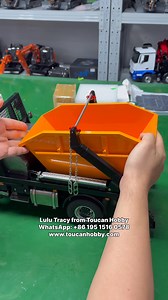 89K views · 1.2K reactions | Placing freshly painted container on 1/14 scale skip loader hydraulic garbage truck 朗朗朗 super careful here  #Toucanhobby #RCmodel #model #rcloader #truck #skip #loader #garbage #lesu #hydraulic #RC | Toucanhobby RC Model | Facebook