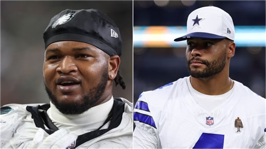 New Slow-Mo Video Emerges of Dak Prescott & Jalen Carter Both Spitting