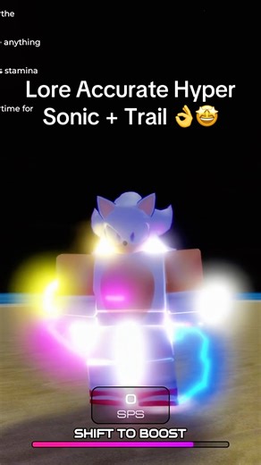 The Lightning Color On Hyper Sonic Is Spot On !! 👌 #roblox #flashpoint #hypersonic