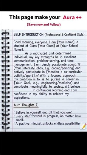 Introduction your self smart 💯 #selfgrowth #viral #shorts
