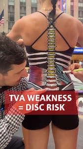 If your deep core (TVA) is weak, your spine’s in trouble. 🫠 The transverse abdominis (TVA) is your body’s natural weight belt. When it’s not firing, your spine is left unsupported—and that’s a fast track to disc pain, flare-ups, and instability. The fix? Learn to activate and brace this muscle to create intra-abdominal pressure (IAP)—a pressurized “brace” around your midsection that decompresses your spine from the inside out. No external belts. No gadgets. Just your body doing what it’s design