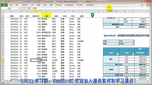 excel学习全套教程_高清视频课程_入门到精通Excel教程函数和数据透视表入门