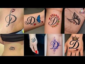 Unique D Letter Tattoo Designs 2025 | Minimal & Elegant Initial Ink Art