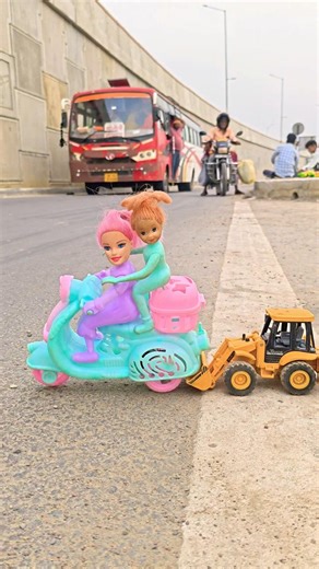 Remote Control Scooty Girl And Monkey Scooter Unboxing And Testing Short ||