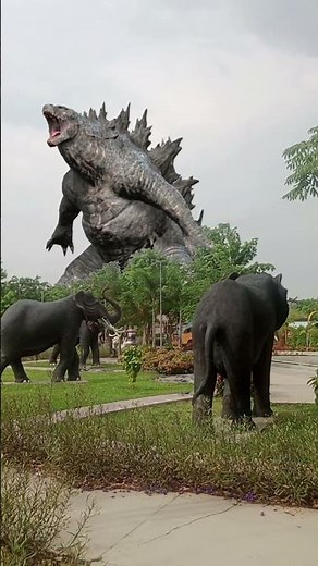 godzilla at zoo