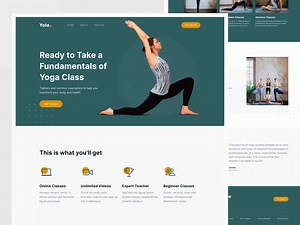 Yoga Landing Page