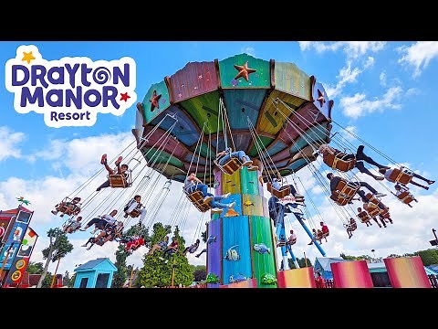 Wave Swinger in Adventure Cove at Drayton Manor (Sept 2021) [4K]