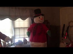 Walmart Christmas 2018 Gemmy Industries Animated Life Size Dancing Snowman