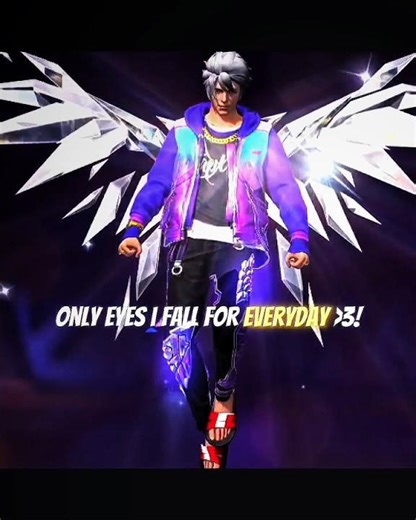 ONLY EYES I FALL FOR EVERYDAY! 💞 #edit #freefire #viralshort