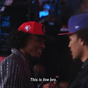 718K views · 10K reactions | An All-Access, behind the scenes look at No. 2 pick Jalen Green’s night at the 2021 NBA Draft! Jalen Green and the Houston Rockets host the Detroit Pistons TONIGHT at 7:30pm/et on NBA on ESPN. | NBA | Facebook