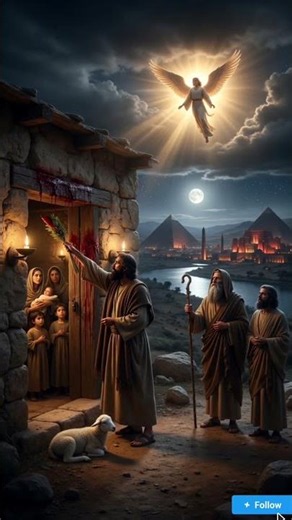 The Passover Lamb 🕊️ | God's Protection Over Israel | Exodus 12:1–30 #BibleShorts