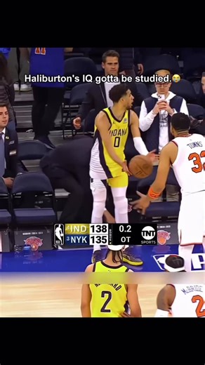 Basketball on Instagram: "Tyrese’s IQ > - Follow me @freshlayup for more basketball content ‼️💕 - #tyresehaliburton #pacers #nbabasketball #basketballedits"