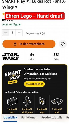 Gekaufte Meinungen sind die zuverlässigsten - 5 Sterne für Lego Smart Play ⭐⭐⭐⭐⭐